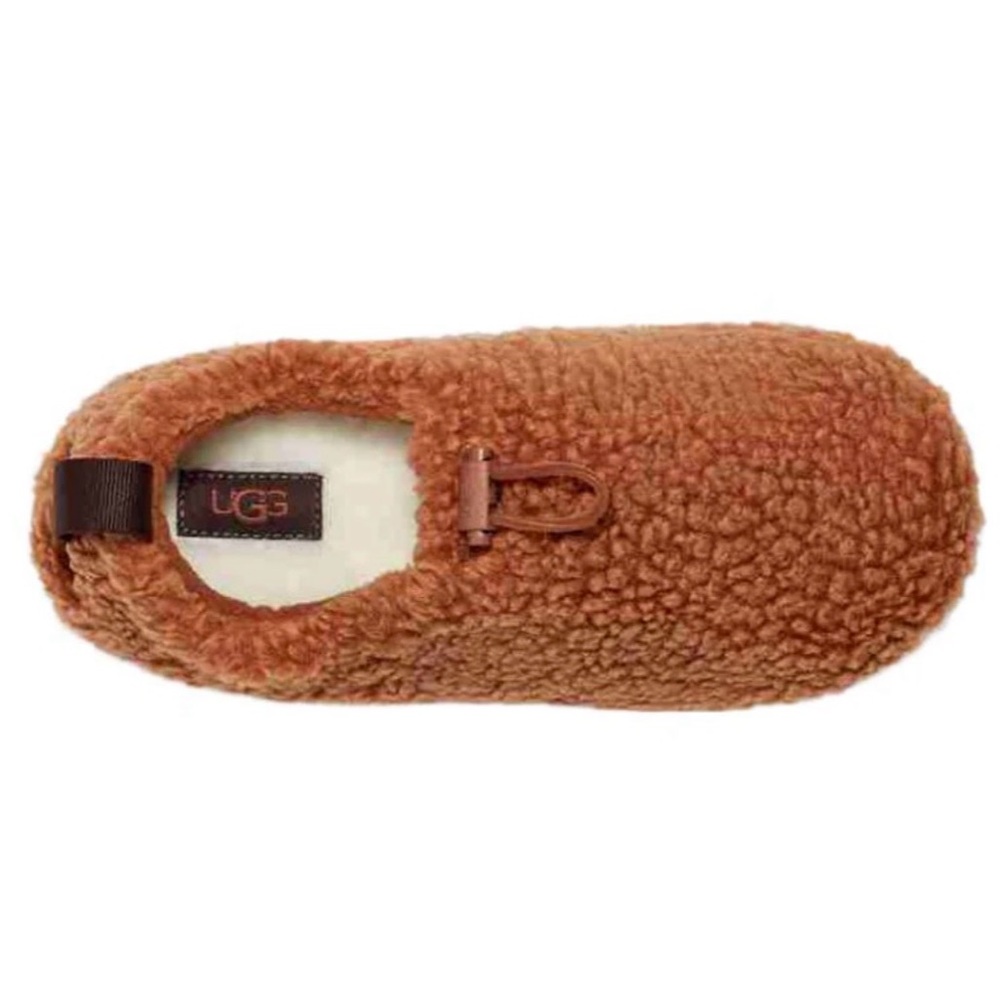 UGG Plushy Hard-bottom Slipper in 'Hardwood’